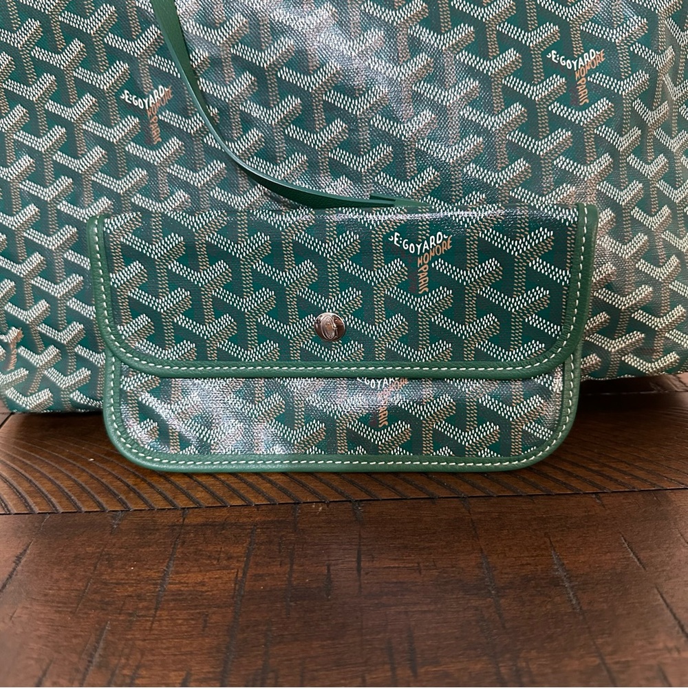GOYARD Saint Louis PM Tote Bag Green - Picture 3 of 13